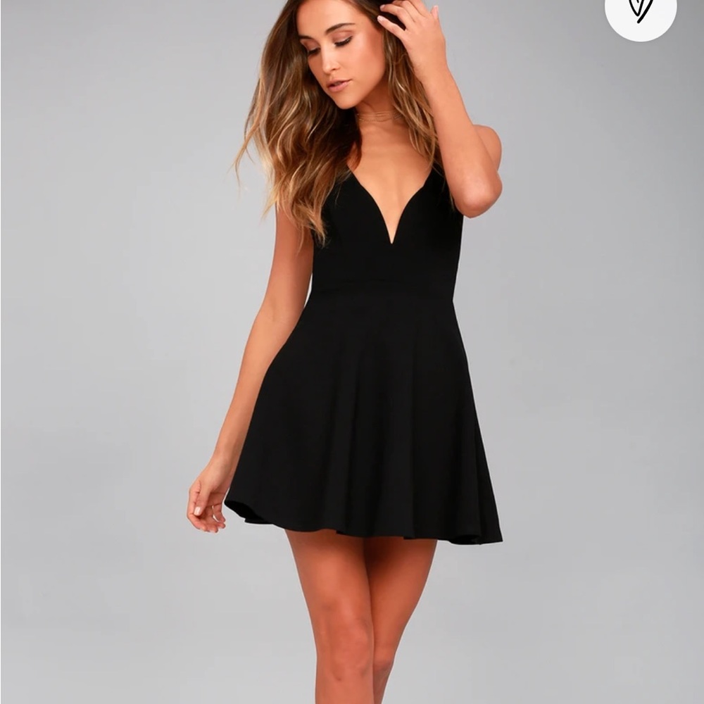 Lulus Love Galore Skater Dress
